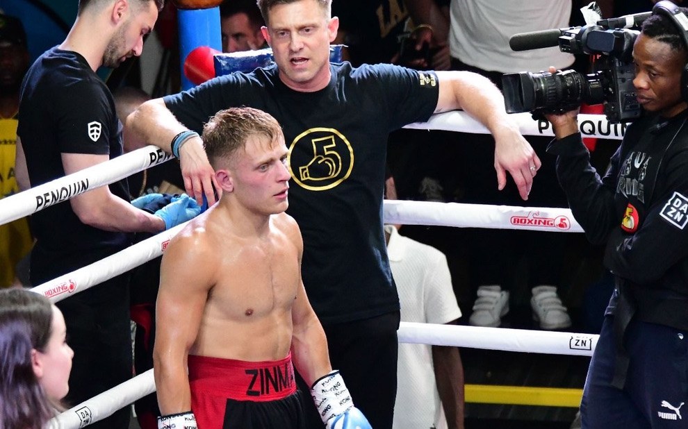 Doron Zinman boxing training in Sea Point, Cape Town